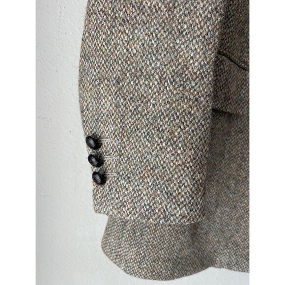 Harris Tweed Sport Coat Blazer 44 Beige Multicolor Handwoven Wool Old Money - Picture 4 of 16